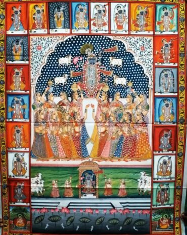 Sharad Purnima Shreenathji Pichai Painting