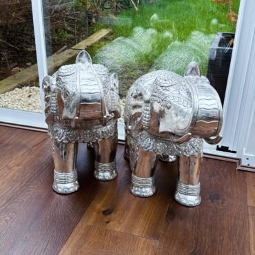 Antique Vintage Elephant Statue Figurine