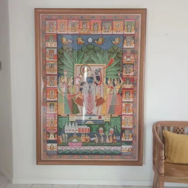 Sharad Poornima pichwai painting